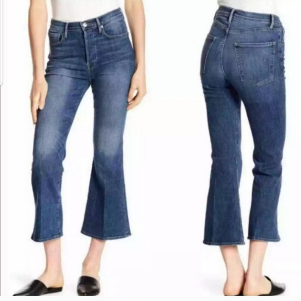 EUC Frame Le Crop Flare Sz 27